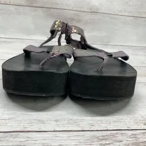 Teva Shoes Womens Teva Flatform Iridescent Shoes Size Purple